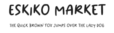 Eskiko Market by Jimtype Studio — Script Handwritten Font — thumbnail 1