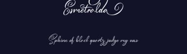 Esmetralda by FHFont — Script Handwritten Font — thumbnail 2