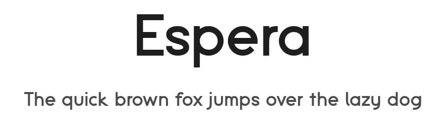 Espera by Barbara Trein — Sans Serif Font
