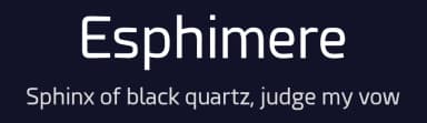 Esphimere by Dichi — Sans Serif Font — thumbnail 2