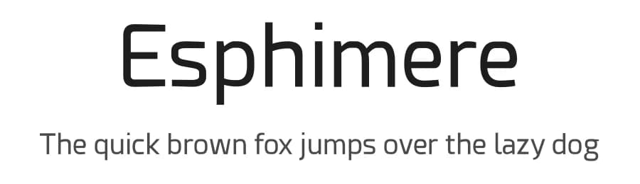 Esphimere by Dichi — Sans Serif Font — preview 1