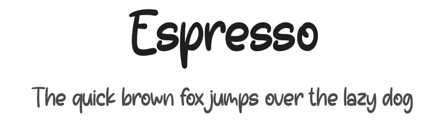 Espresso by Graphix Line Studio — Script Handwritten Font