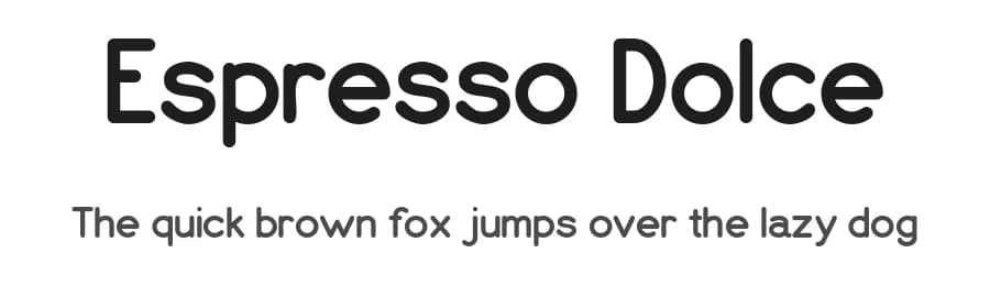 Espresso Dolce by Peter Wiegel — Sans Serif Font