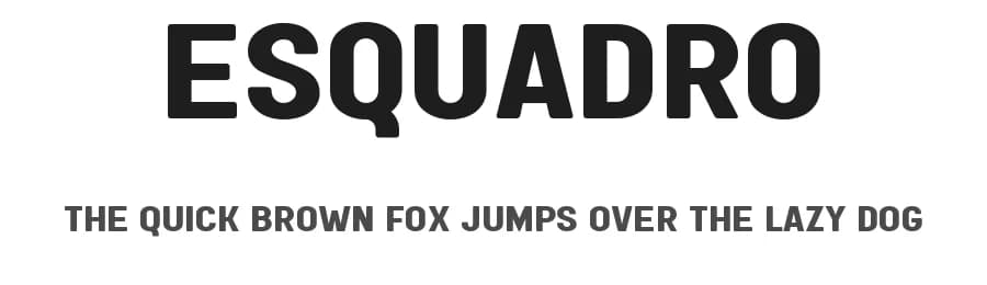 Esquadro by wepfont.com — Sans Serif Font