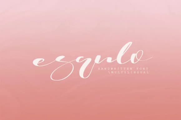 Esqulo Font by Katie Holland — Script Handwritten Font
