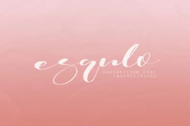 Esqulo Font by Katie Holland — Script Handwritten Font — thumbnail 1
