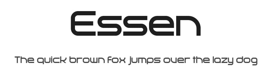 Essen by Vladimir Nikolic — Sans Serif Font