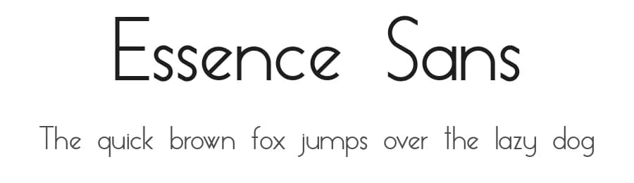 Essence Sans by skomii — Sans Serif Font