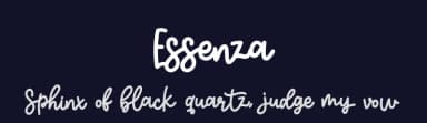 Essenza by Almaz Studio — Script Handwritten Font — thumbnail 2
