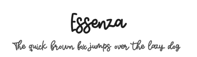 Essenza by Almaz Studio — Script Handwritten Font