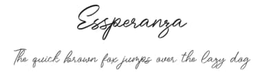 Essperanza by Creatype Studio — Script Handwritten Font — thumbnail 1
