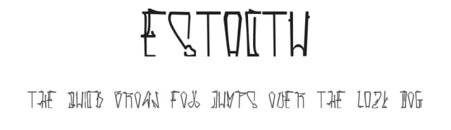 Estactu by Rabisco — Script Handwritten Font