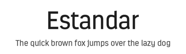 Estandar by Latinotype — Sans Serif Font