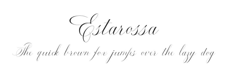 Estarossa by Letterhend Studio — Script Handwritten Font