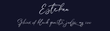 Esteban by Jroh Creative — Script Handwritten Font — thumbnail 2