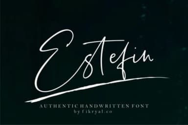 Estefin Font by Fikryal Studio — Script Handwritten Font — thumbnail 1