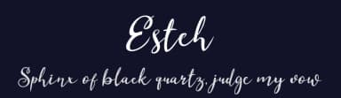 Esteh by Khurasan — Script Handwritten Font — thumbnail 2