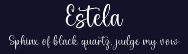 Estela by Graphix Line Studio — Script Handwritten Font — thumbnail 2
