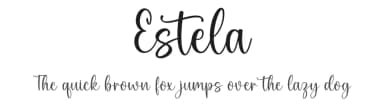 Estela by Graphix Line Studio — Script Handwritten Font — thumbnail 1