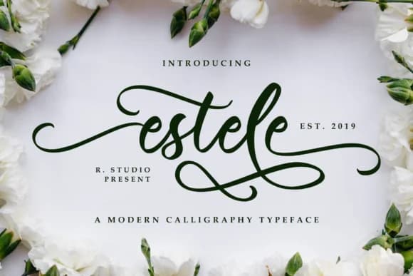 Estele Font by R. Studio — Script Handwritten Font