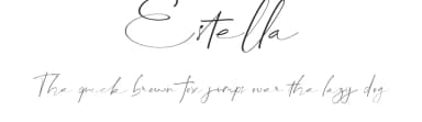 Estella by Muhammad Zulkifly Suradin — Script Handwritten Font — thumbnail 1