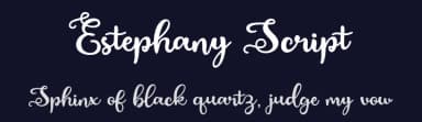 Estephany Script by Fachranheit — Script Handwritten Font — thumbnail 2