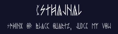 Esthajnal by Roland Huse Design — Dingbats Font — thumbnail 2