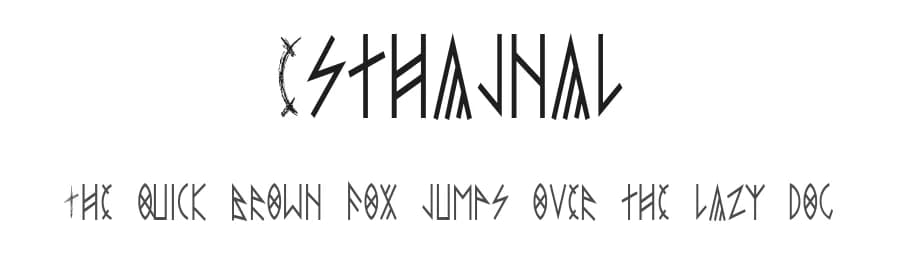 Esthajnal by Roland Huse Design — Dingbats Font