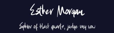 Esther Morgan by Damn Studio — Script Handwritten Font — thumbnail 2