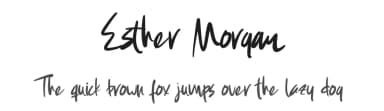 Esther Morgan by Damn Studio — Script Handwritten Font — thumbnail 1
