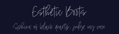 Esthetic Boots by Balpirick Studio — Script Handwritten Font — thumbnail 2