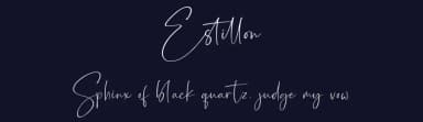Estillon by Dav studio — Script Handwritten Font — thumbnail 2