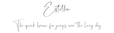 Estillon by Dav studio — Script Handwritten Font — thumbnail 1