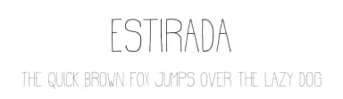 Estirada by Curosio — Script Handwritten Font — thumbnail 1