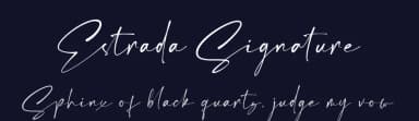 Estrada Signature by Lemonthe — Script Handwritten Font — thumbnail 2