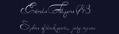 Estrela Fulguria 1748 by Maelle.K | Thomas Boucherie — Script Handwritten Font — thumbnail 2