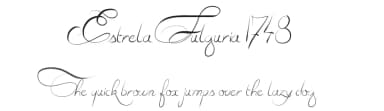 Estrela Fulguria 1748 by Maelle.K | Thomas Boucherie — Script Handwritten Font — thumbnail 1