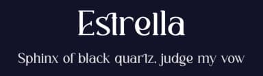Estrella by Aqeel_Art — Serif Font — thumbnail 2