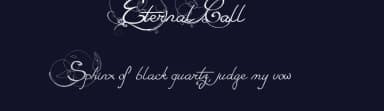 Eternal Call by Maelle.K | Thomas Boucherie — Script Handwritten Font — thumbnail 2