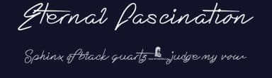 Eternal Fascination by JSH creates — Script Handwritten Font — thumbnail 2