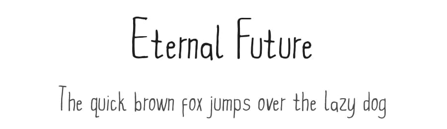 Eternal Future by Denny Sutanto — Script Handwritten Font