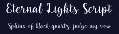 Eternal Lights Script by Patria Ari Typestudio — Script Handwritten Font — thumbnail 2