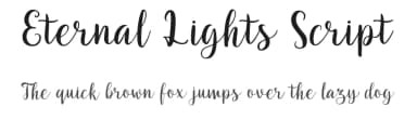 Eternal Lights Script by Patria Ari Typestudio — Script Handwritten Font — thumbnail 1