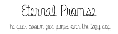 Eternal Promise by Vanessa Bays — Script Handwritten Font — thumbnail 1