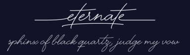 Eternate by Youssef Habchi — Script Handwritten Font — thumbnail 2