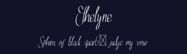 Ethelyne by Edric Studio — Script Handwritten Font — thumbnail 2