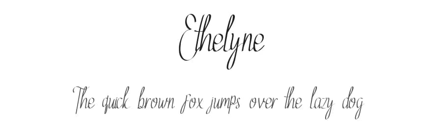 Ethelyne by Edric Studio — Script Handwritten Font
