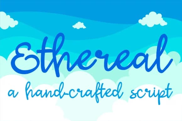 Ethereal Font by Illustration Ink — Script Handwritten Font