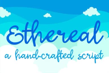 Ethereal Font by Illustration Ink — Script Handwritten Font — thumbnail 1