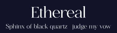 Ethereal by Kereatype Studio — Serif Font — thumbnail 2